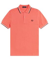 Fred Perry - Tops ,Rood ,Katoen M3600 Poloshirt - Lyst