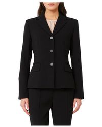 Max Mara - Zwarte Cady Viscose Blazer - Lyst
