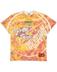 Mitchell & Ness - Tops ,Veelkleurig ,Katoen Nba Jumbotron Tee Hardwood Classics - Lyst