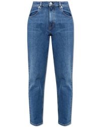 Theory - Tapered leg jeans - Lyst