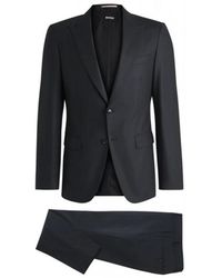 HUGO - Kostuums ,Zwart ,Tweed H-Huge 2Pcs Peak 242 Suit - Lyst