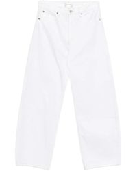 FRAME - The Bow High-Waisted Jeans - Lyst