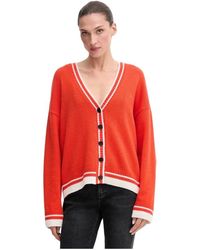 MSGM - Wool Cashmere Cardigan - Lyst