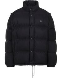 Prada - Medium-Weight Re-Nylon Donsjas - Lyst