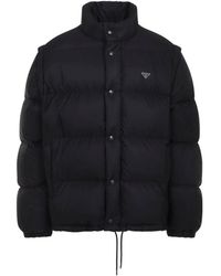Prada - Medium-Weight Re-Nylon Donsjas - Lyst