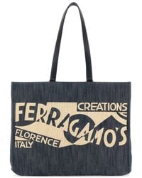 Ferragamo - Tote Bags - Lyst
