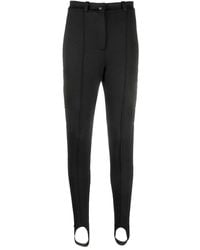CASABLANCA - Fitted Tailored Leggings With Lurex Detail - Lyst