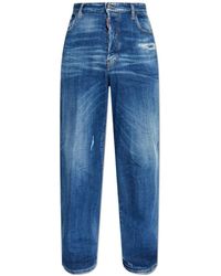 DSquared² - Jeans ,Blauw ,Denim Jeans Loose - Lyst