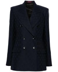 Gucci - Gg Wollen Blazer - Lyst