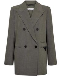 Haute L'Amitié - Haute'Amitié, ,Jassen ,Grijs ,Leer Blazers - Lyst