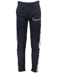 Roberto Cavalli - Pantaloni sportivi blu uomo con vita elastica - Lyst