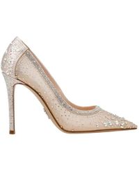 Steve Madden - Champagner Spitze Stiletto Flache Schuhe - Lyst