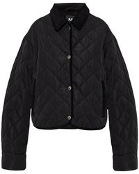 P.E Nation - Jassen ,Zwart ,Polyester Breaker Quilted Jacket - Lyst