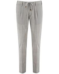 Eleventy - Slim-Fit Trousers - Lyst