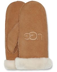 UGG - Sheepskin Embroider Handschuhe Sheepskin Embroider Handschuhe - Lyst