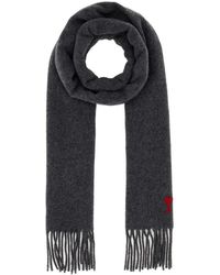 Ami Paris - De Coeur Scarf - Lyst