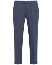 40weft - Broeken ,Blauw ,Lenny Chino - Lyst