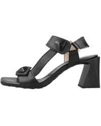 Hispanitas - Schoenen ,Zwart ,Leer Sandalen Met Hoge Hak En Versieringen - Lyst