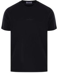 Stone Island - Magliette e polo nere - Lyst