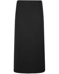 KHAITE - Midi Skirts - Lyst