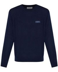 Givenchy - Truien & Vesten ,Blauw ,Round-Neck Truien - Lyst