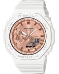 G-Shock - Weißes Resin Analog/Digital Uhr Mit Fortgeschrittenen Funktionen - Lyst