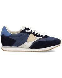 Philippe Model - Schoenen ,Blauw ,Katoen Blville Running Sneakers - Lyst