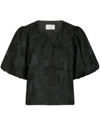 Neo Noir - Aska jacquard bluse - Lyst