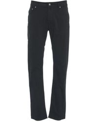 Jacob Cohen - Slim Fit Bard Hose Mit Logo - Lyst