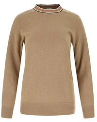 Burberry - Round-Neck Knitwear - Lyst