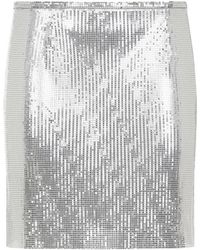 Rabanne - Mesh Mini Rok - Lyst
