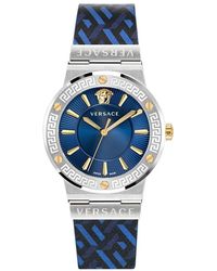 Versace - Greca Logo Horloge - Lyst