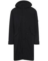 C.P. Company - Zwarte Jas Aw25 Urban Stijl - Lyst