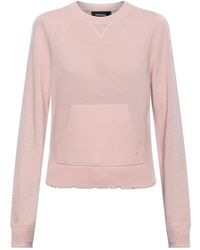 DSquared² - Truien & Vesten ,Roze ,Wol Sweater Met Zak - Lyst