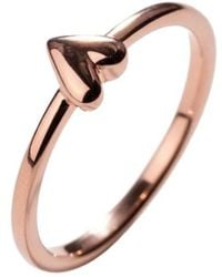 PANDORA - Herz 14 Karat Roségold-Plattierter Ring - Lyst