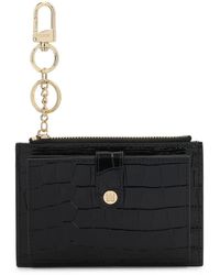 Kazar - Accessoires ,Zwart ,Leer Compacte Portemonnee Gemaakt Van Leer - Lyst