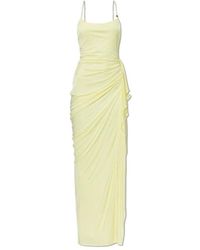 Versace - Lange Jurk Met Dunne Bandjes - Lyst