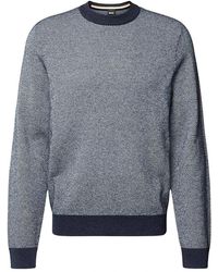 BOSS - Rundhals-Strickpullover - Lyst
