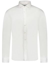 Xacus - Overhemden ,Wit ,Regular Fit Overhemd - Lyst