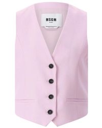 MSGM - Vests - Lyst