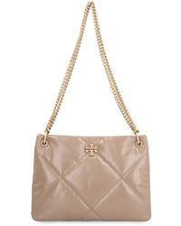 Tory Burch - Gesteppte leder-schultertasche mit kettenhenkeln - Lyst