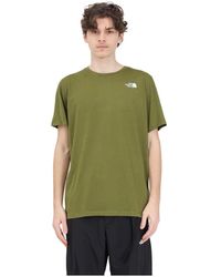 The North Face - T-shirt verde foresta con logo - Lyst