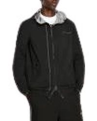 ARMANI EXCHANGE - Full-Zip Hooded Jacket - Lyst