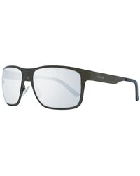 Guess - Graue sonnenbrille im rechteck-stil - Lyst