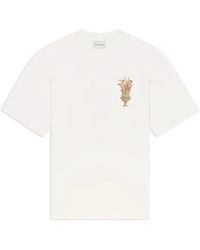 Drole de Monsieur - Tops ,Wit ,Katoen T-Shirts En Polo's - Lyst