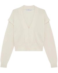 IRO - Truien & Vesten ,Wol Azura V-Hals Merino Wollen Trui - Lyst