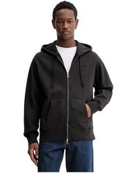 Levi's - Hoodies & Sweatvesten ,Zwart ,Zip-Throughs - Lyst
