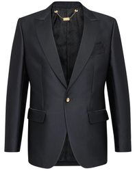 Billionaire - Jassen ,Zwart ,Polyester Blazer Crest - Lyst