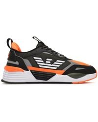 EA7 - Schwarze Low-Top-Sneakers X8X070Xk165S918 - Lyst