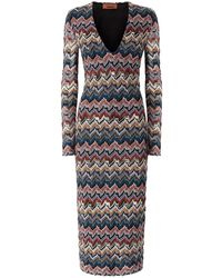 Missoni - Midi Dresses - Lyst